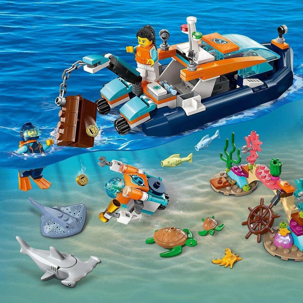 LEGO City 60377 Prieskumná ponorka potápačov 2260377