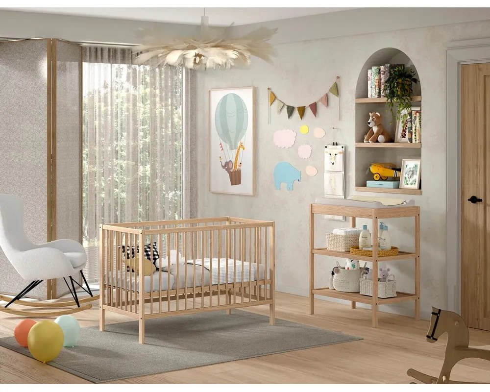 Súprava detského nábytku z bukového dreva 2 ks Dino – Vipack