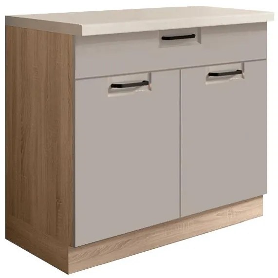 Skrinka do kuchyne Favorit 7d Sonoma/Latte