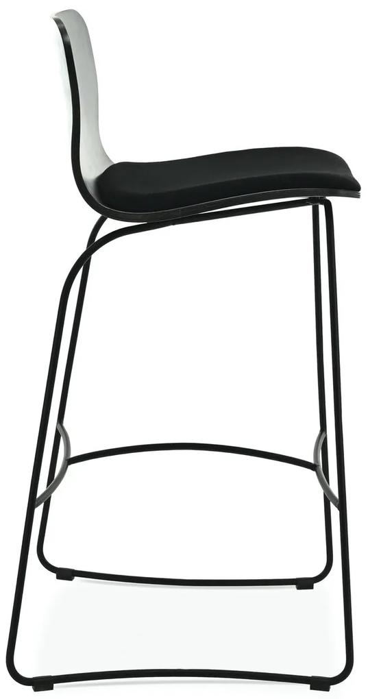 FAMEG Hips - BSTM-1802 - barová stolička Farba dreva: dub premium, Čalúnenie: látka CAT. A