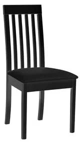 Jedálenská stolička ROMA 9 Tkanina 10B Čierna