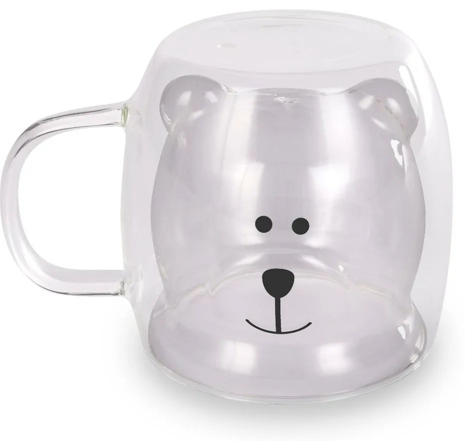 Lamart LT9125 2-dielna sada pohárov Bear Vaso, 250 ml, číra