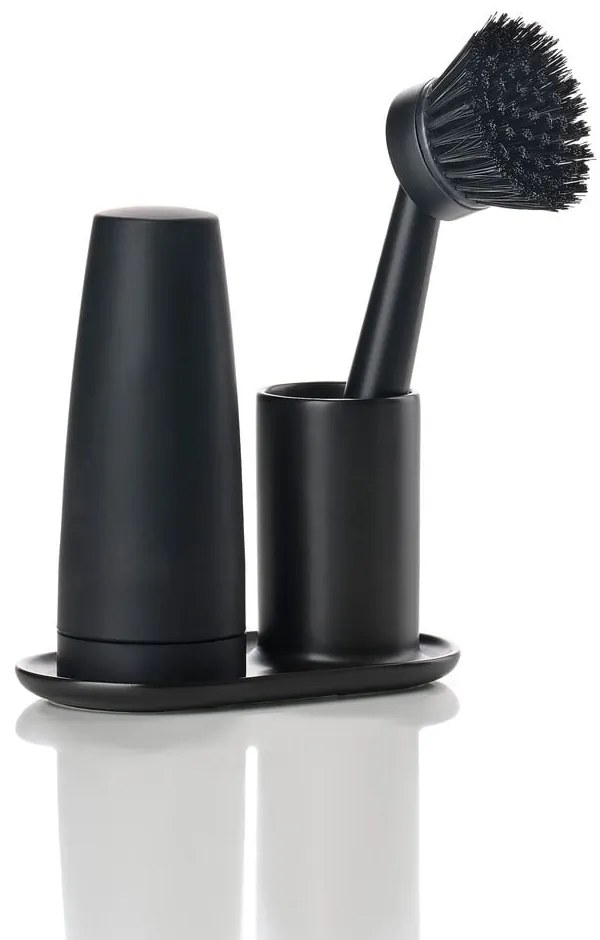 Čierny kuchynský set na umývanie riadu Zone Singles