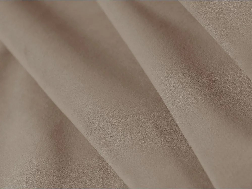 Svetlohnedá čalúnená dvojlôžková posteľ 180x200 cm Linea – Micadoni