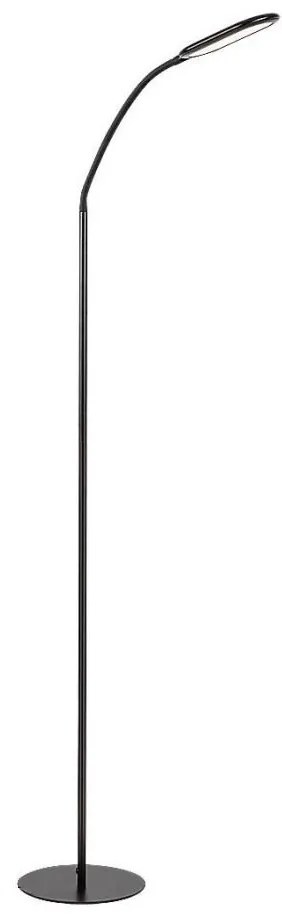 Rabalux 74009 - LED Stmievateľná dotyková stojacia lampa ADELMO LED/10W/230V čierna
