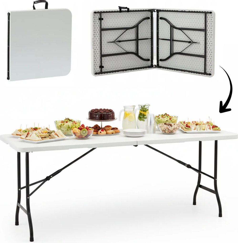 CH Turistický skladací stôl 180x70x74 cm