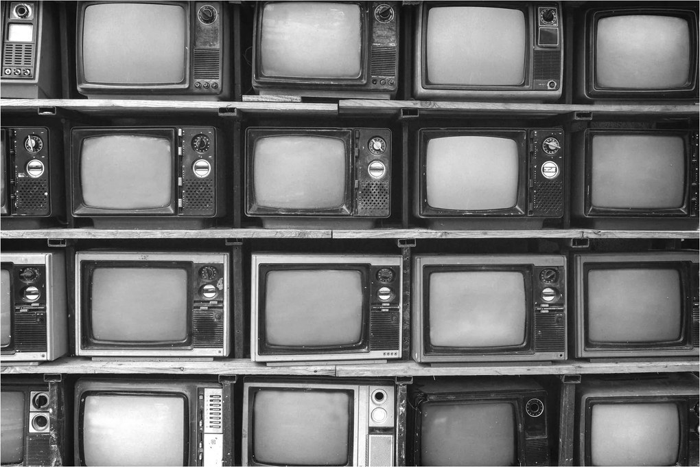Obraz - Retro televízie (90x60 cm)