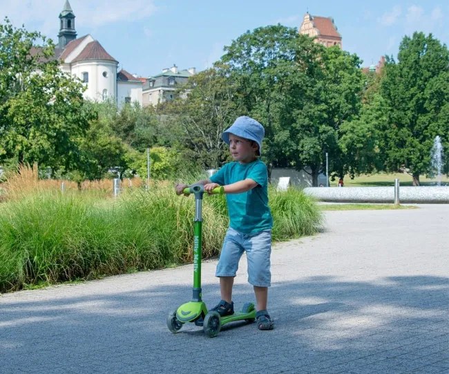 Trojkolesová kolobežka Boogie modrá