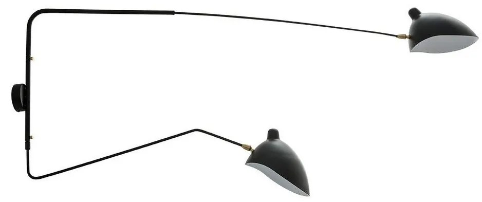 ITALUX MBE0016-2 - Nástenná lampa  DAVIS 2xE27/60W/230V