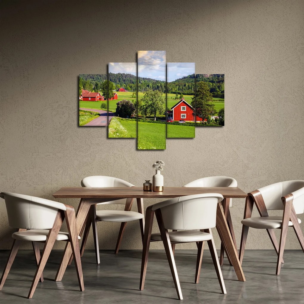 Obraz vidieka (150x105 cm)