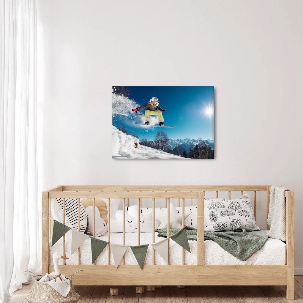 Obraz - Snowboardista (70x50 cm)