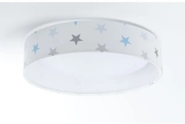 LED Stmievateľné svietidlo GALAXY KIDS LED/24W/230V hviezdičky biela/šedá/modrá + DO