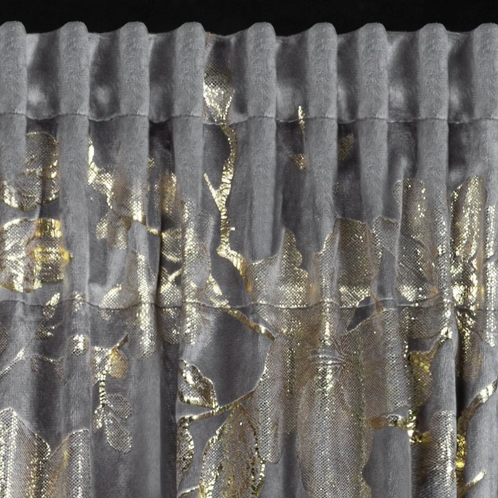 ZATEMŇOVACÍ ZÁVES NA PÁSKE CELIA 140X270 CM VZOROVANÁ