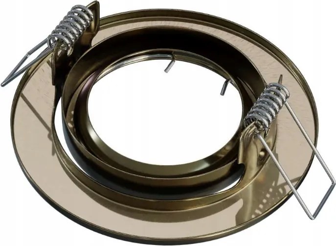 Halogenové stropníe svietidlo mosazné - pohyblivé pro patice GU10