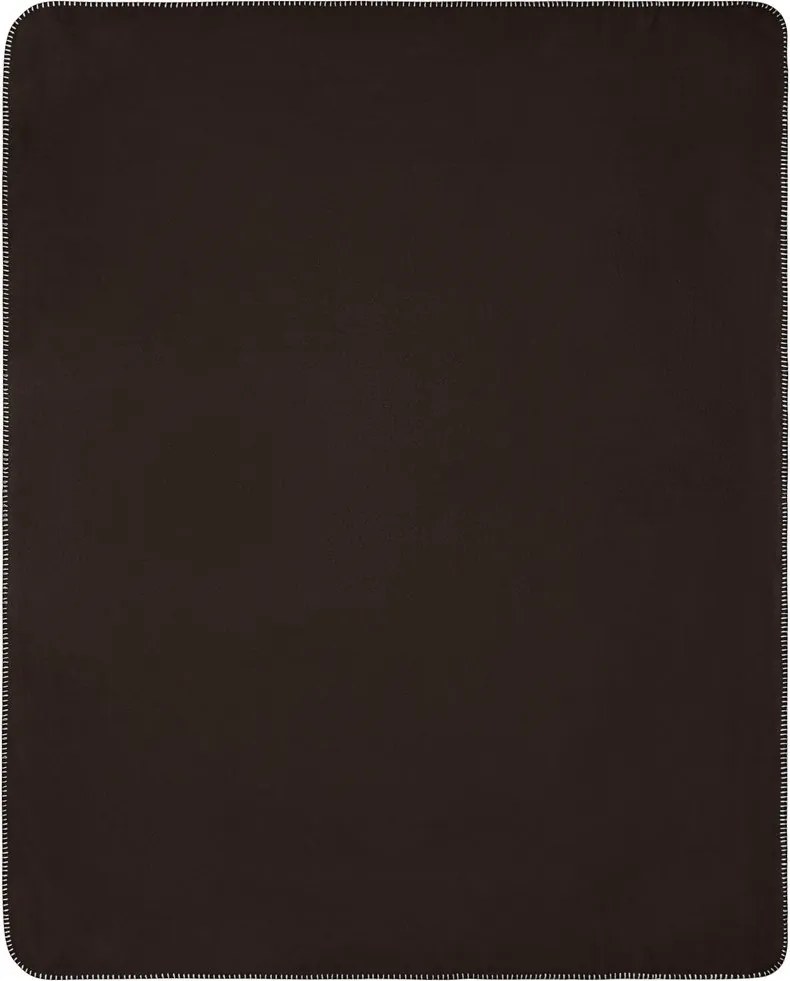 Daiber Fleecová deka JN1901 - Tmavozelená / natural