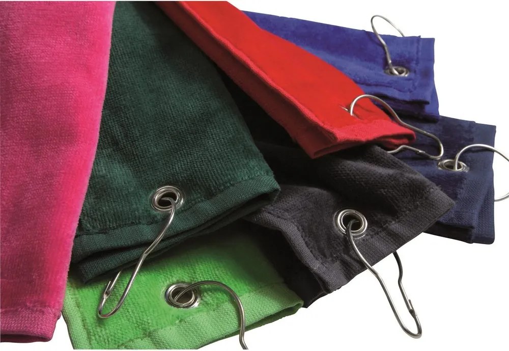 Daiber Golfový uterák MB432 - Tmavozelená | 30 x 50 cm
