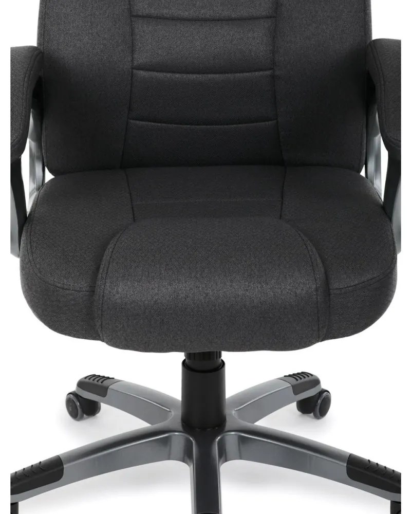 Kancelárske kreslo DEXTER — látka, sivá