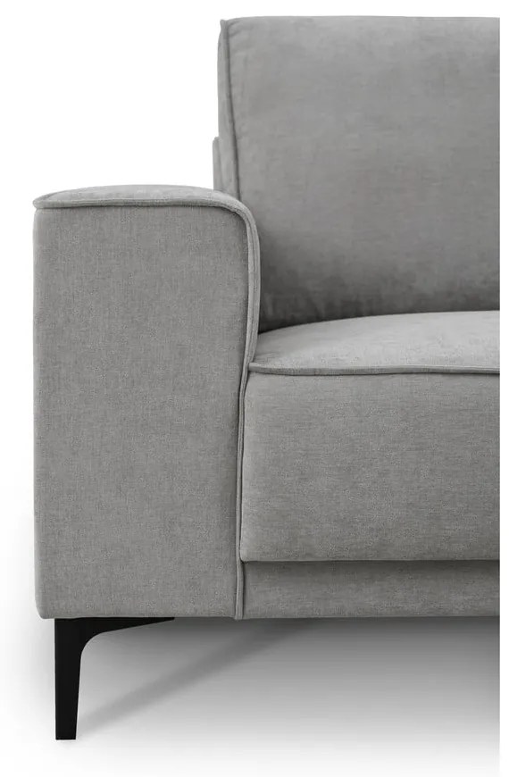 Sivá rohová pohovka (pravý roh/s leňoškou) Copenhagen – Scandic