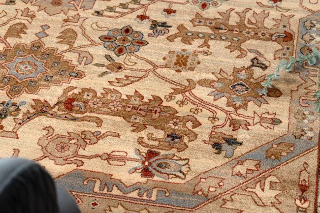 Koberec KESHAN, strapce 1255/53525 béžový / terakota