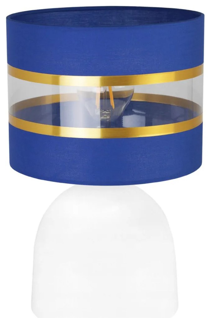 Stolná lampa Elegance, 1x textilné tienidlo (výber zo 6 farieb), (výber z 2 farieb konštrukcie), g