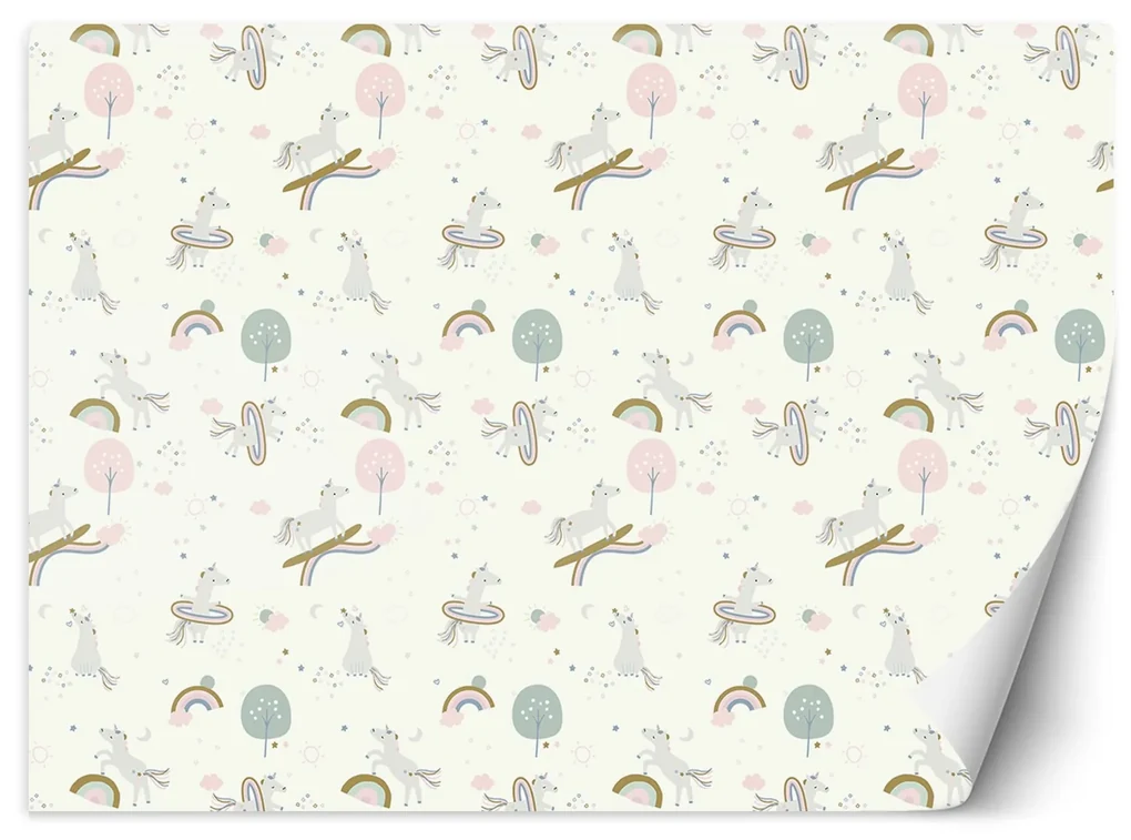 Gario Fototapeta Jednorožce pre deti Materiál: Vliesová, Rozmery: 350 x 245 cm