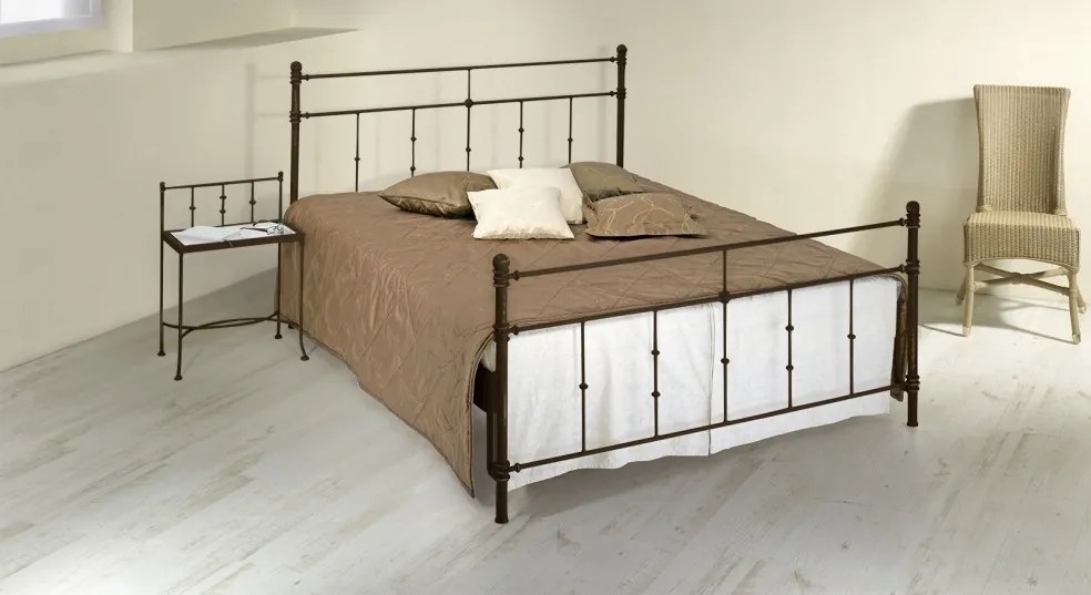 IRON-ART AMALFI - nežná kovová posteľ 140 x 200 cm, kov