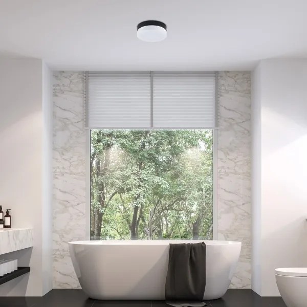 Rabalux 75025-LED Kúpeľňové stropné svietidlo GAELO LED/15W/230V pr. 23 cm čierna