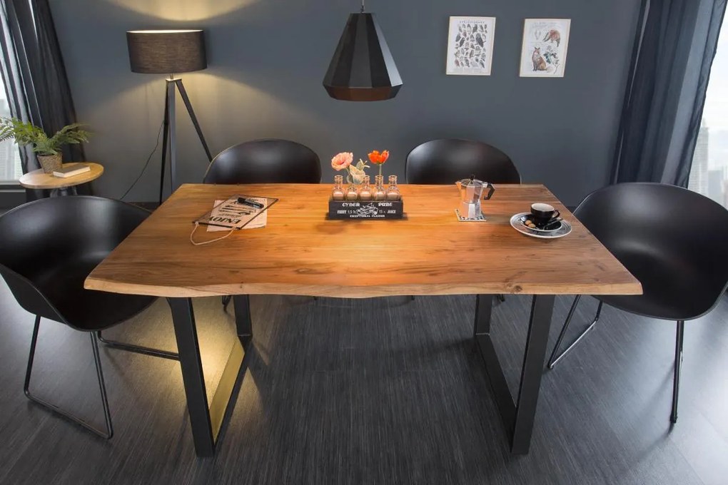Dizajnový jedálenský stôl Massive 160 cm divá akácia