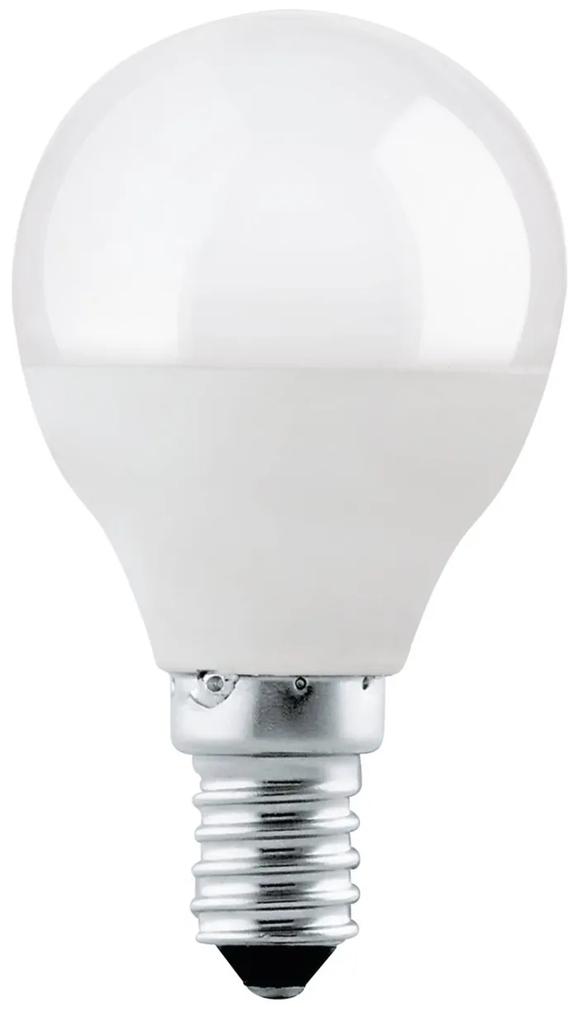 EGLO Úsporná LED žiarovka, E14, P45, 5W, 470lm, 4000K, denná biela