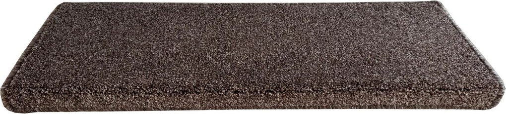 Nášľapy na schody Apollo Soft hnedý obdĺžnik - 24x65 obdĺžnik (rozmer vrátane ohybu) Vopi