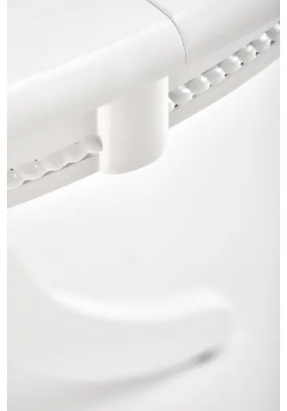 Rozkladací jedálenský stôl WILLIAM biely