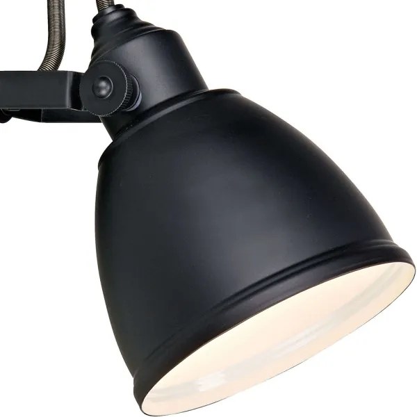 Markslöjd 105814 - Nástenné svietidlo FJÄLLBACKA 1xE14/40W/230V čierna