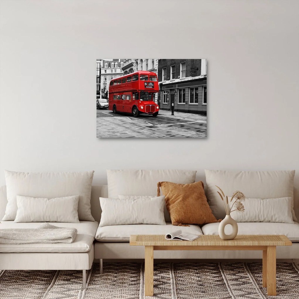 Obraz -Londýn s autobusom (70x50 cm)
