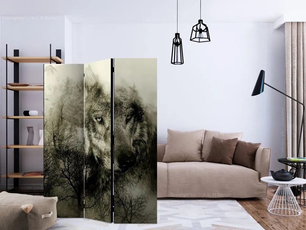 Artgeist Paraván - Mountain Predator (Beige) [Room Dividers]