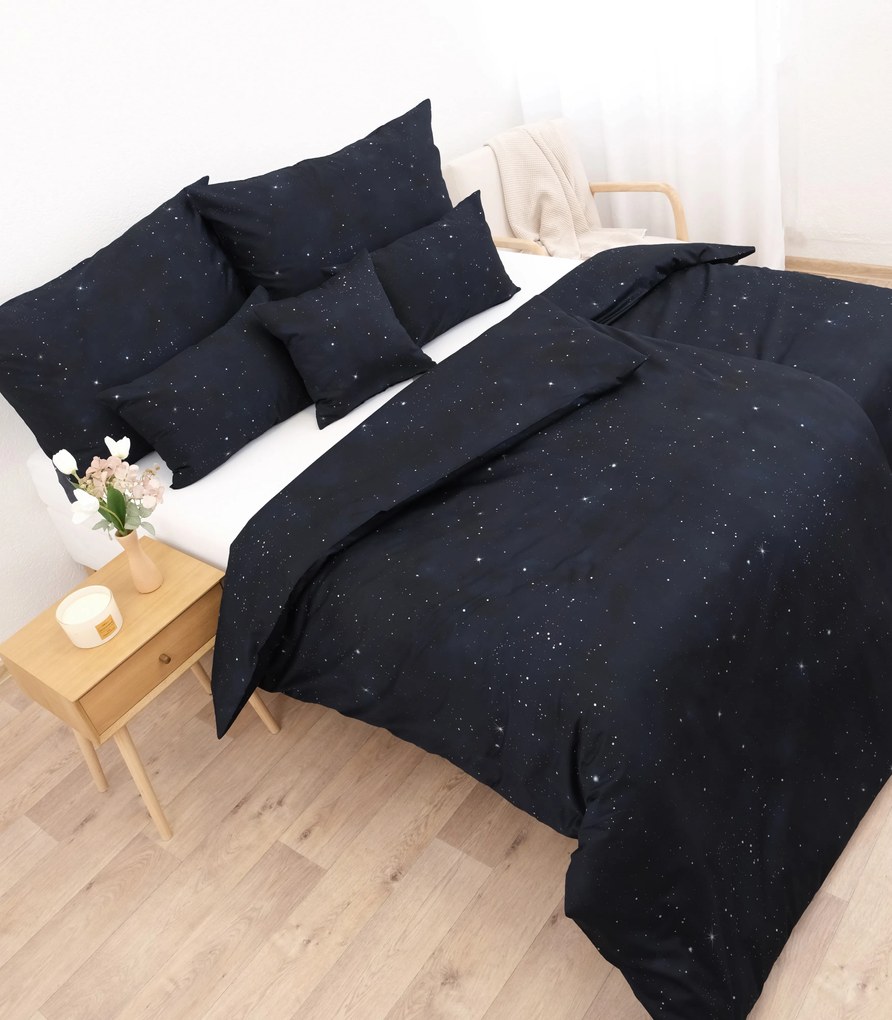 Francúzske saténové obliečky - Hviezdna obloha