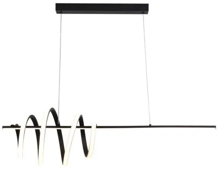 Searchlight 22510BK - stlmiteľný LED luster na lankách SWORD LED/40W/230V 3000K