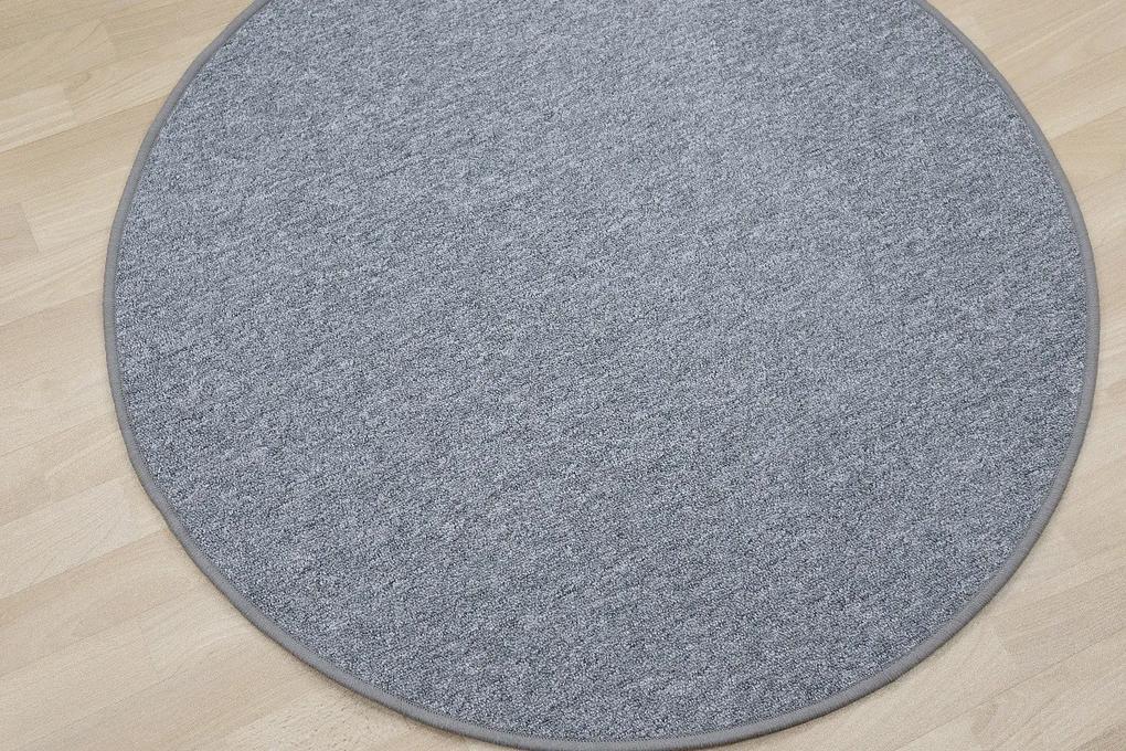 Vopi koberce Kusový koberec Astra svetlo šedá kruh - 160x160 (priemer) kruh cm