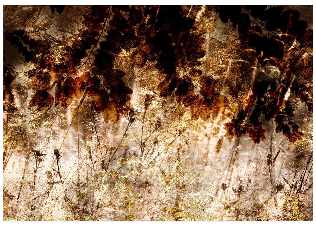 Artgeist Fototapeta - Retro Meadow Veľkosť: 147x105, Verzia: Samolepiaca