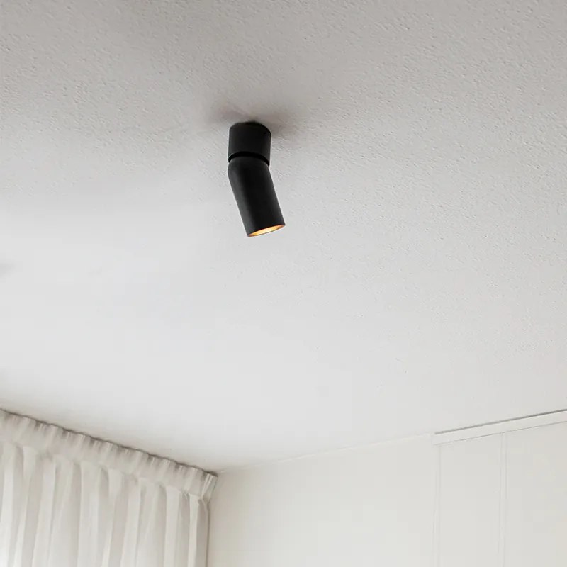 Moderné bodové svetlo čierne - Falo