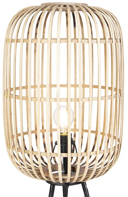 Rustikálna stojaca lampa z ratanu - Manila