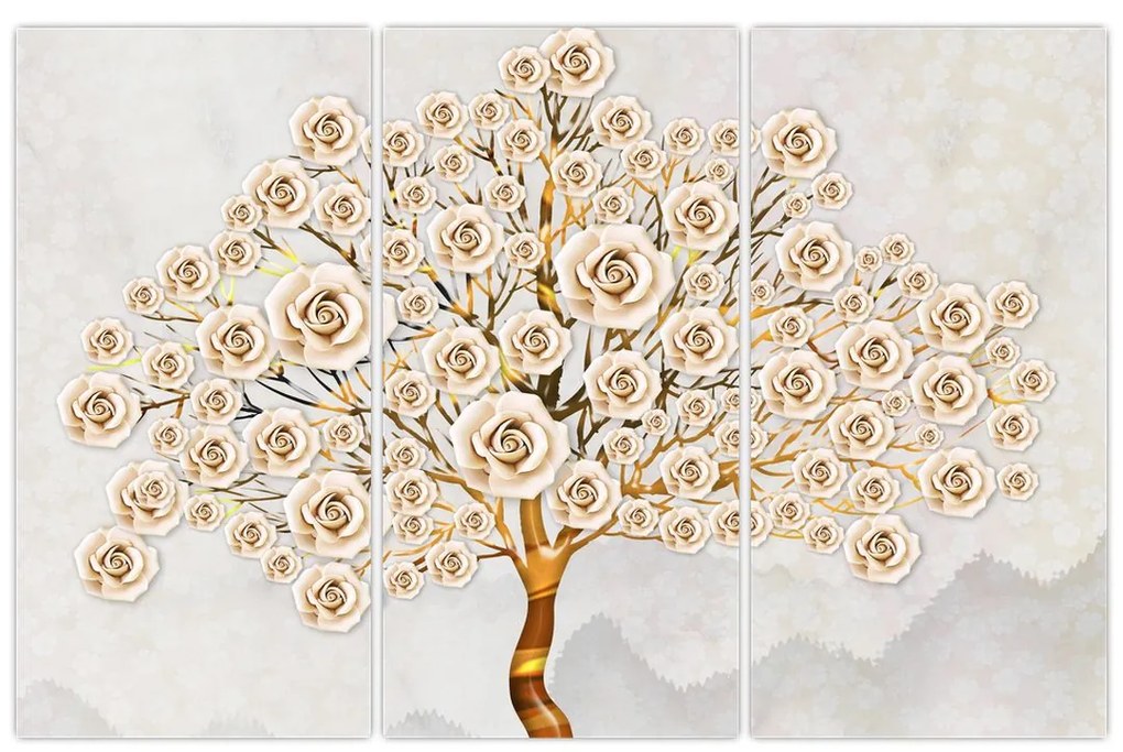 Zlatý strom - moderný obraz