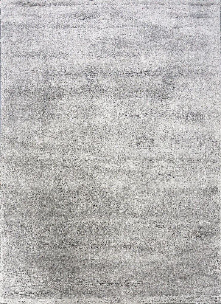 Koberec Microsofty 8301 Light Grey – sivý shaggy obdĺžnik Rozmer: 120x180 cm