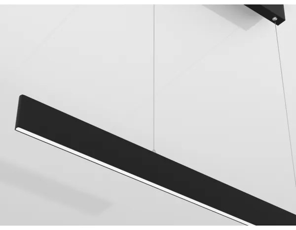 Immax NEO 07076L - LED Stmievateľný luster na lanku čierna LISTON LED/18W/230V + DO