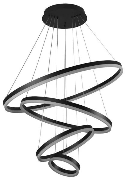 LED Stmievateľný luster na lanku LED/165W/230V 3000-6500K + diaľkové ovládanie