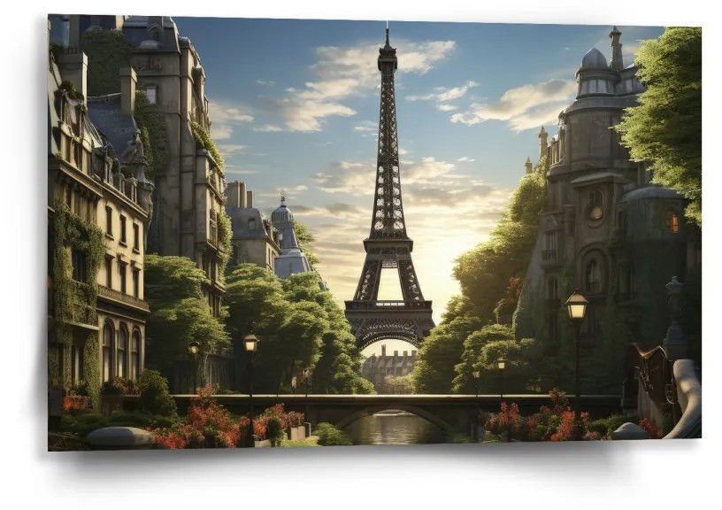 Sablio Obraz Paríž Eiffelova veža Art - 60x40 cm
