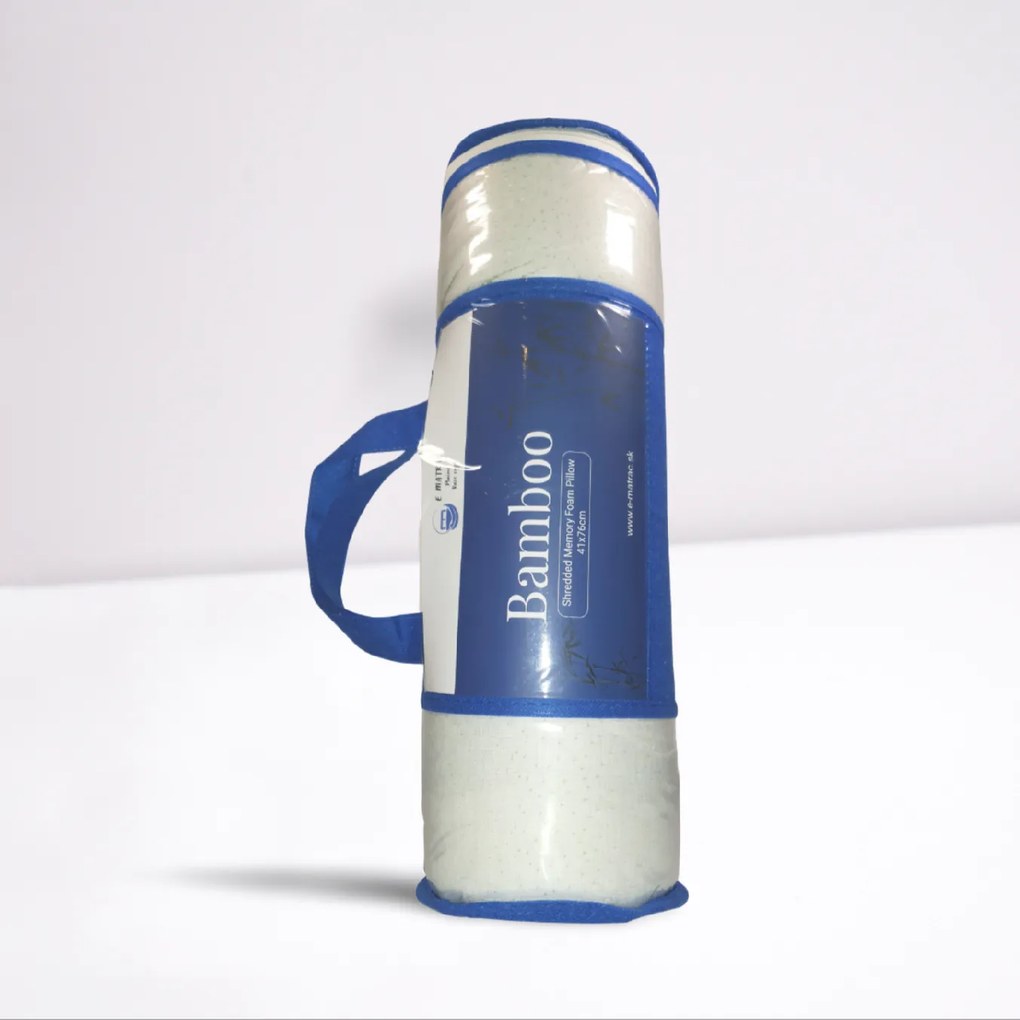 E-matrac Chladiaci vankúš Bamboo so sekanou pamäťovou penou (Nastaviteľná výška) 70x45 cm