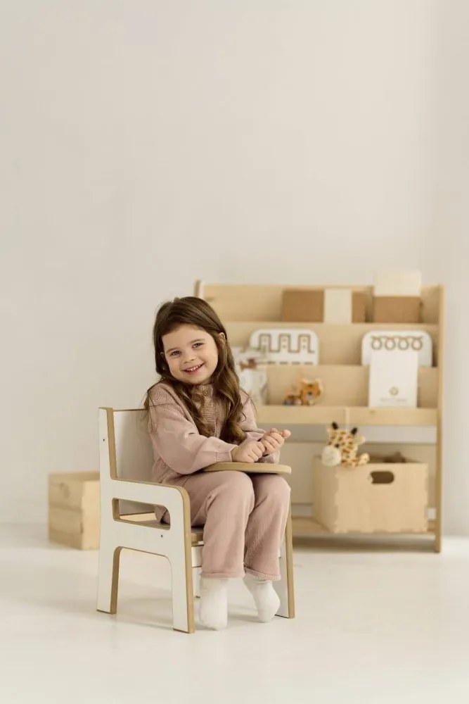 Detská stolička biela S/M