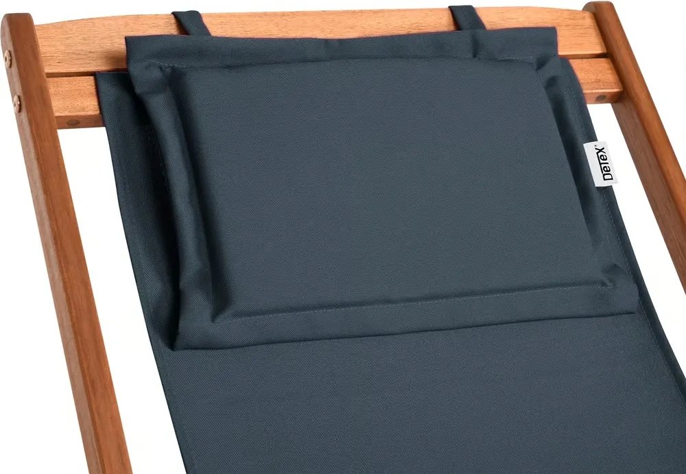 Záhradné lehátko SIENA, 94x60x94cm, antracitová Jurhan