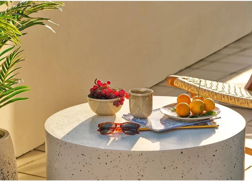 Sivobéžové kameninové taniere v súprave 4 ks ø 21 cm Viola – House Nordic