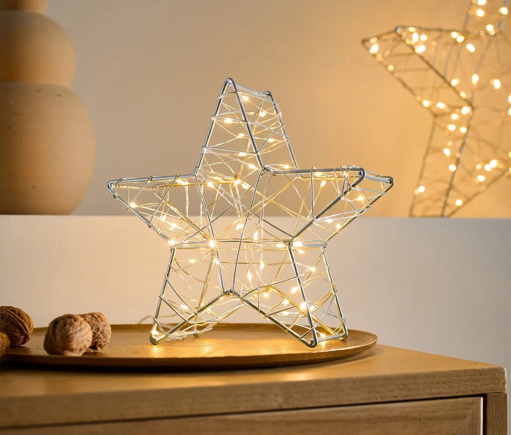 LED dekoračná hviezda, malá